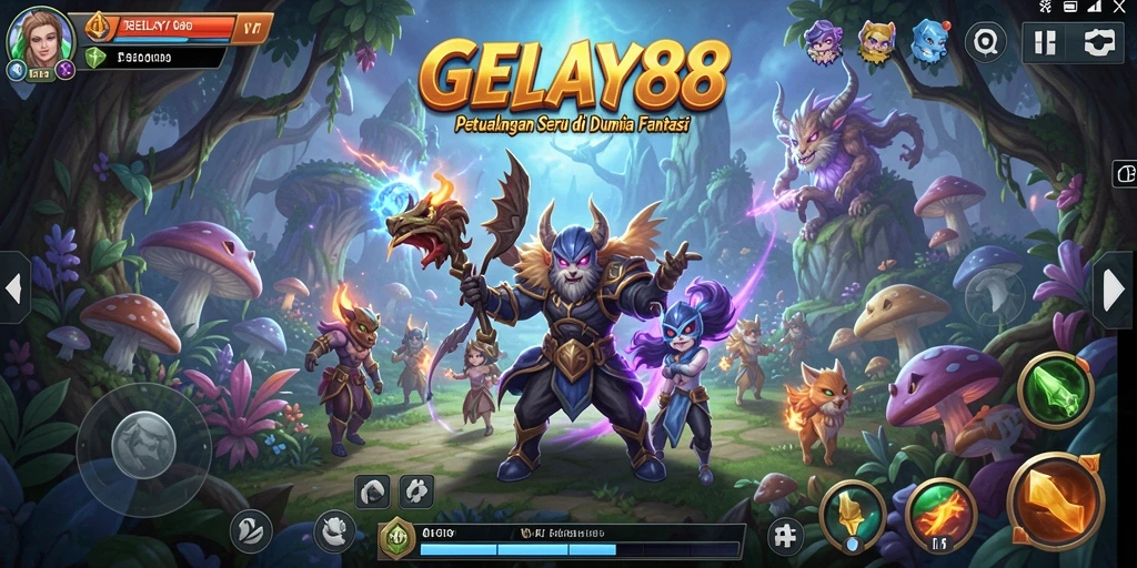 Screenshot utama <strong>GELAY88</strong> menunjukkan aksi petualangan yang mendebarkan.