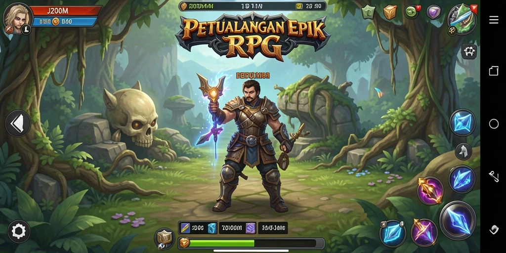 Gameplay menegangkan dengan grafik luar biasa di J200M.