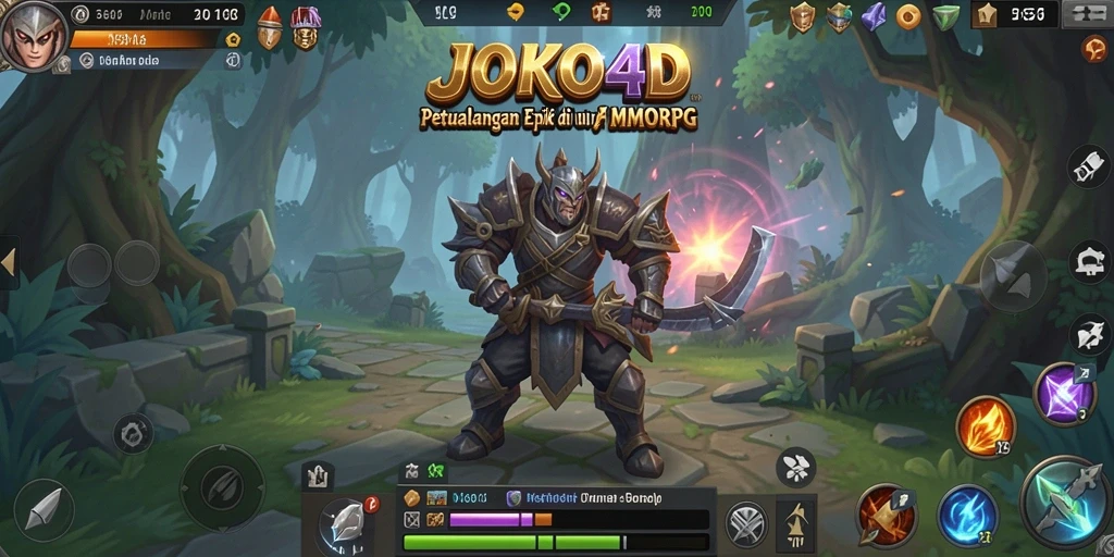 Tampilan gameplay JOKO4D menampilkan aksi seru dalam petualangan MMORPG.