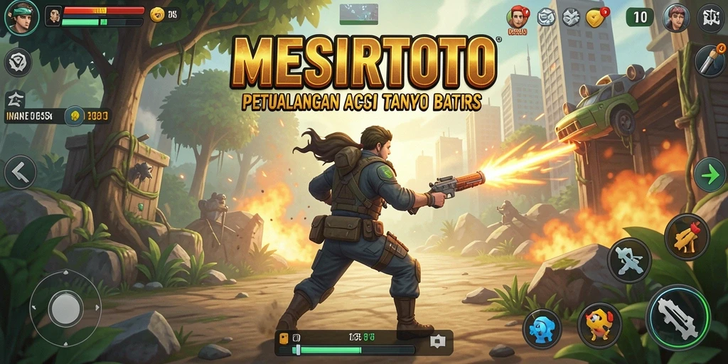 Tampilan menarik dari gameplay MESIRTOTO yang penuh aksi.
