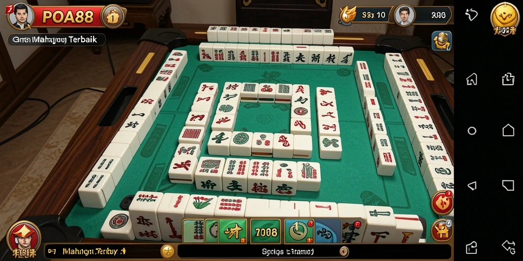 Tampilan gameplay Mahjong yang menarik dan menantang di POA88.